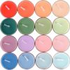 16 Colors Colored Scented Tealight Candles - Natural Soy Wax Candles with Essential Oils, Home Decor and Aromatherapy, Perfect for Home Use and Gifting (Color Series)