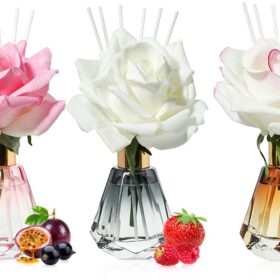 3-Bottle Reed Diffuser Set (60ml Per Bottle) — Featuring Long-Lasting Home Fragrance Essential Oils
