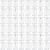 48 Pack White Unscented Clear Glass Filled Votive Candles. Hand Poured Wax Candle Ideal Gifts for Aromatherapy Spa Weddings Birthdays Holidays Party (White)