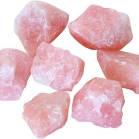 Raw Rose Quartz Stone 1lb Rose Quartz Rough Crystal ‌Aroma Stone - Rose Quartz Rocks for Cabbing, Tumbling, Cutting, Lapidary, Polishing, Reiki Crystal Healing
