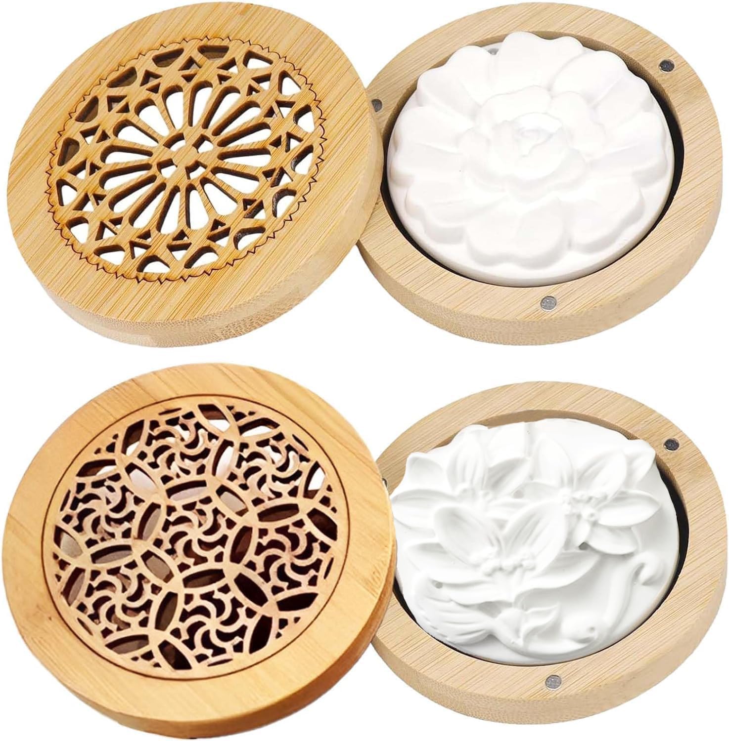 4Pcs Aroma Stone Set, Passive Diffuser, Passive Diffusers for Essential Oils Suitable for Create a Spatial Atmosphere