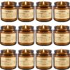 12Pack Scented Candle Set - Aromatherapy Candle Gift Set – Long Lasting Jar Candles for Men| Women, Ideal for Birthdays, Mother's Day Thanksgiving Gifts